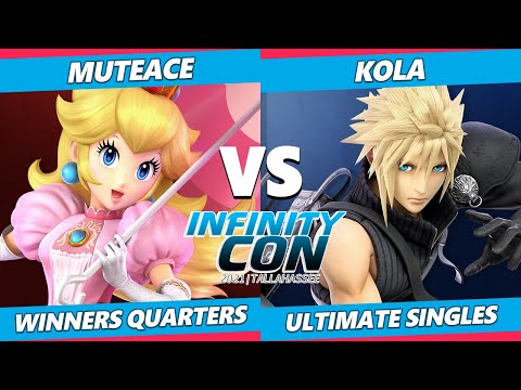 Infinity Con 2021 Winners Quarters - Kola (Cloud) Vs. MuteAce (Peach) SSBU Ultimate Tournament