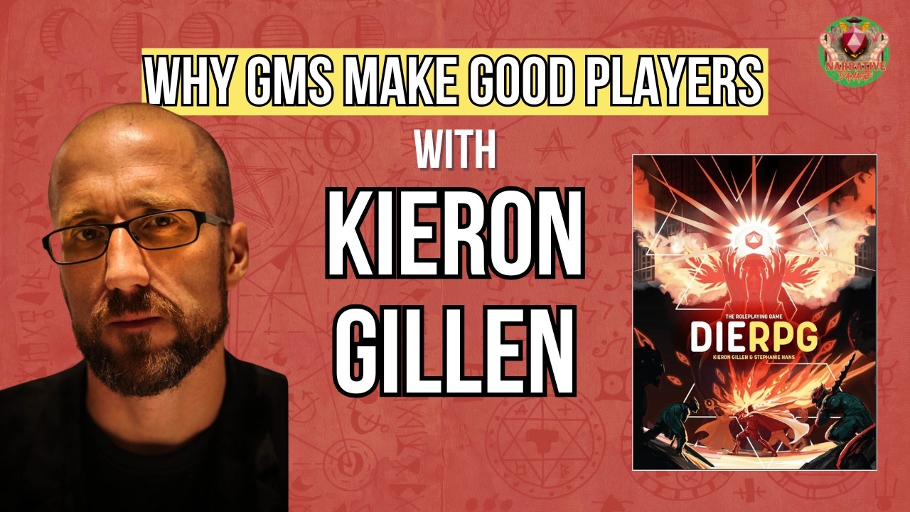 Kieron Gillen on his love of RPGs and Why GMs Make Good Players