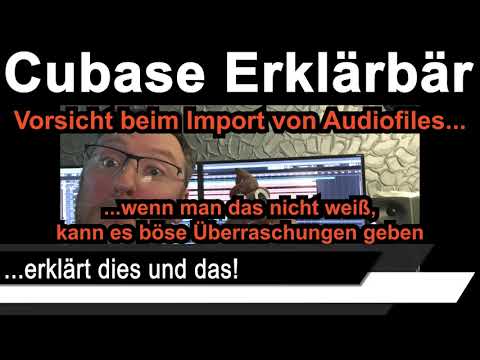 Cubase 12 - "Possible source of error when importing audio files from MediaBay!"
