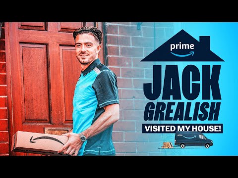 JACK GREALISH CAME TO MY HOUSE! | Watch Man City's Grealish become a delivery person for the day!