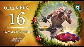 Sea of Thieves Obsidian Fishing Rod ,Double Hunter Calls Rep and Better Fish Days of Giving Day 4