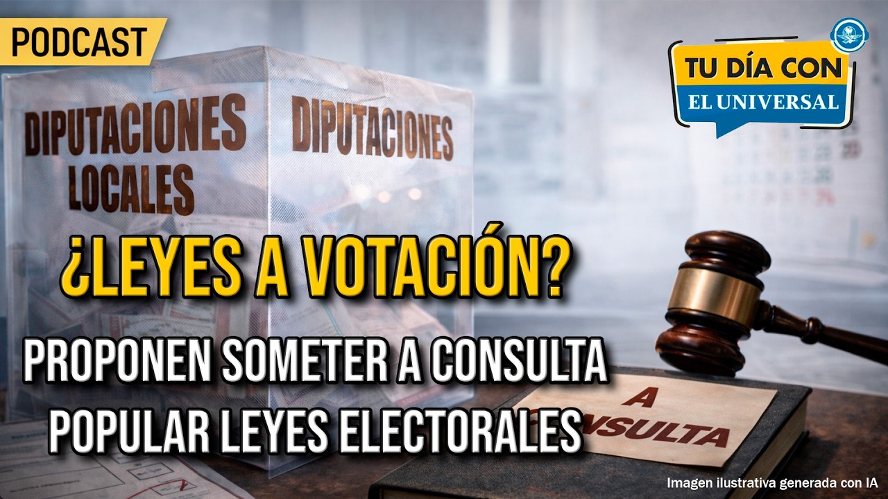 ¿Leyes a votación? Proponen someter a consulta popular leyes electorales / Tu Día con EL UNIVERSAL