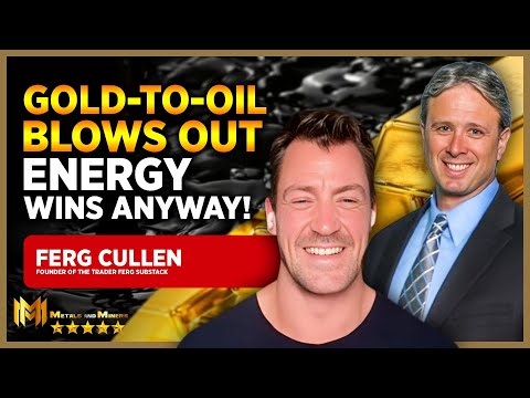 TRADER FERG | Gold - oil ratio blows out even higher, energy wins anyway! Commodities supercycle 26!