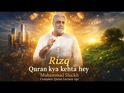 Rizq aur Daulat - Quran kya kehta hey - Muhammad Shaikh Complete Quran Lecture iipc 