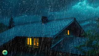 Tempestades e Paz Interior! Relaxe e Adormeça com Som de Chuva e Trovoadas no Telhado à Noite