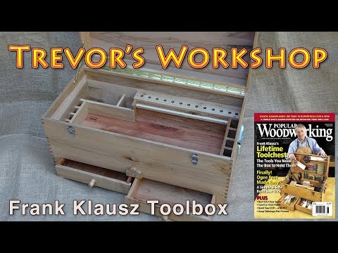 Building Frank Klausz's toolbox from Popular Woodworking #156 (2017 pallet up-cycle challenge)