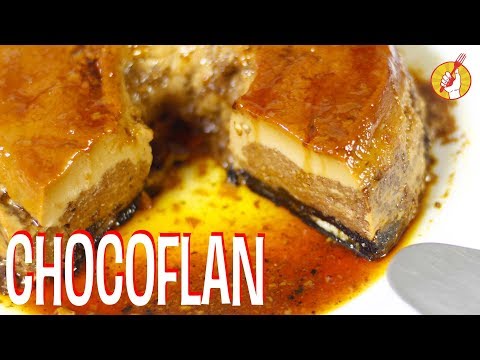 Flan de chocolate casero y fácil con galletitas Oreo
