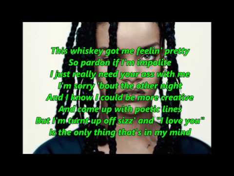 Rihanna – Higher (Lyrics) - cover