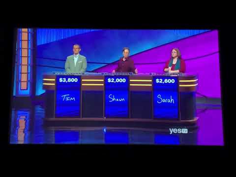 Jeopardy, Tim Latham Day 2 - 1st Daily Double (4/24/20)