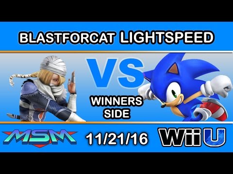 MSM 75 - A2 | BlastForCat (Sheik) Vs. Lightspeed (Sonic) Winners Side - Smash Wii U
