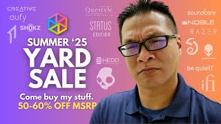 TECH YARD SALE Summer '25 🔥🔥 // Noble, Soundcore, be Quiet, Skullcandy, ASUS, etc.