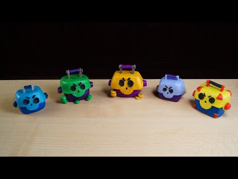 СУНДУКИ (BRAWL STARS) - ИЗ ПЛАСТИЛИНА СВОИМИ РУКАМИ