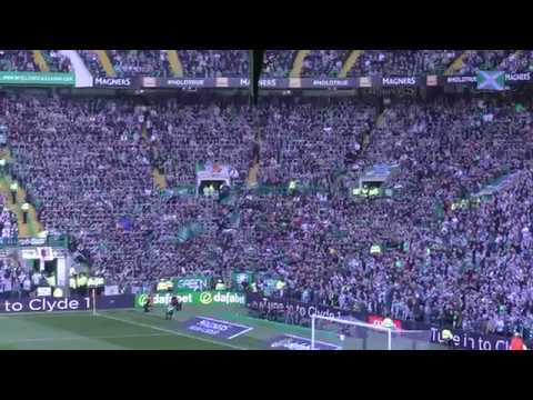 Celtic 5 - Rangers 0 - Green Brigade - Here We Go, Ten In A Row  -  29 April 2018