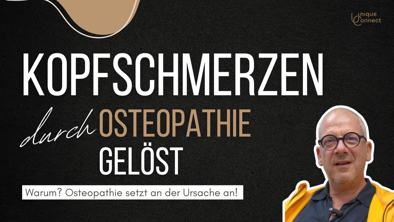 1,5 Jahre Kopfschmerzen: So lösten sich seine Kopfschmerzen durch Osteopathie!