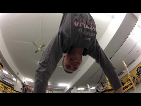 Elvis Merzlikins off ice training part 4