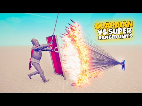 GUARDIAN vs SUPER RANGED UNITS | TABS Modded Gameplay