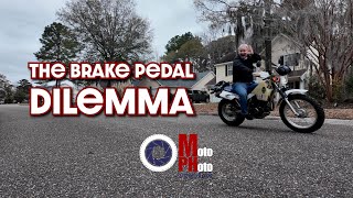 TW200 Brake Pedal Dilemma