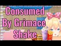 Momo gets consumed by The Grimace Shake