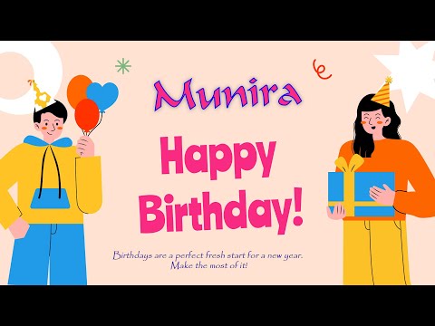 Happy Birthday to Munira