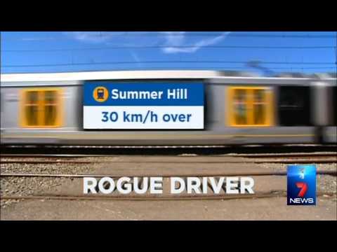 Seven News Sydney - Rouge train driver banned from driving (28/11/2013)