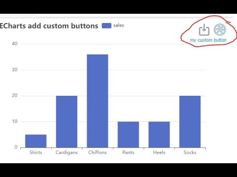 Apache ECharts.js add custom button and add custom SVG icon
