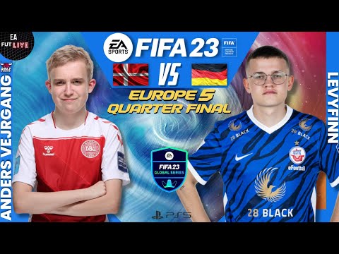 ANDERS VEJRGANG VS LEVYFINN | FIFA 23 - QUARTER FINAL - FGS 5 EUROPE DAY 2 - PRO VS PRO