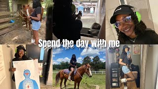 spend the day with me: in my country girl era | horse back riding, gun range, etc.