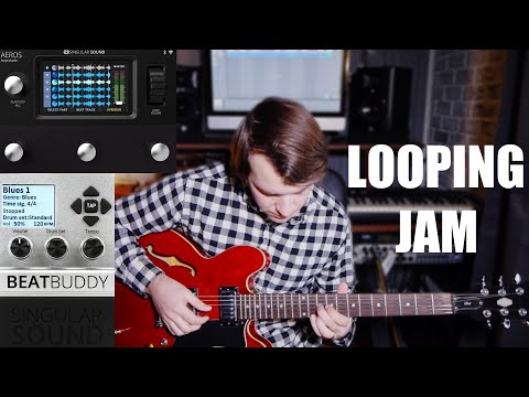 Lofi Jazz Guitar Looping Jam | AEROS Loop Studio, BeatBuddy