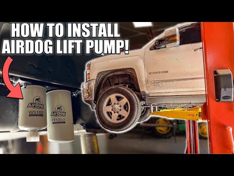 HOW TO INSTALL AIRDOG LIFT PUMP FOR DURAMAX DIESEL TRUCKS