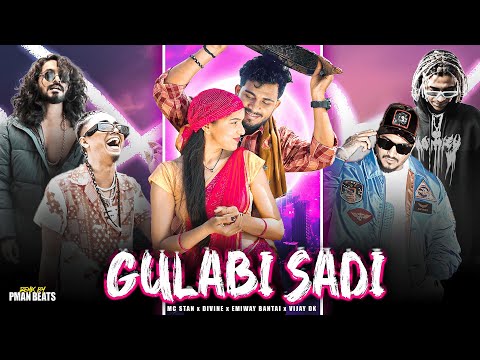 #GulabiSadi Remix ft. MC STAN x EMIWAY BANTAI x DIVINE x VIJAY DK (MUSIC VIDEO) | PMAN BEATS