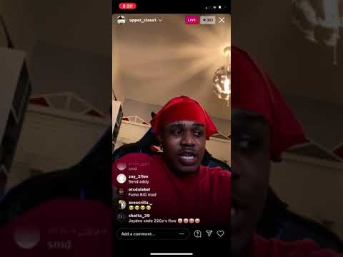 Upperclass plays Famo Banga’s moms voicemails on IG Live (BEEF) 😱😱😱
