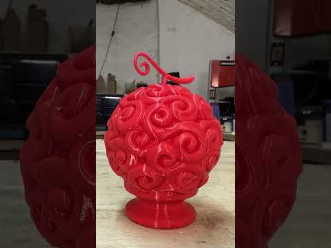 One Piece: stampo il frutto “Gum-Gum” in PETG (test reale)