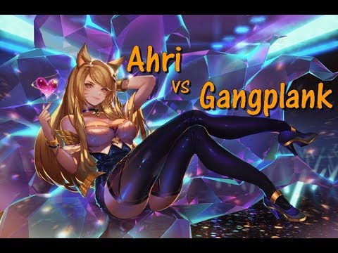 LoL Gameplay FR - Ahri vs Gangplank - Game pliée en une minute