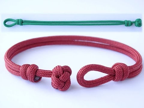 How to Make a Simple Diamond/Scaffold Knot and Loop...