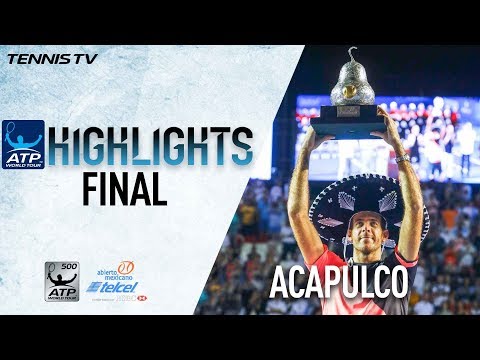 Highlights: Del Potro Beats Anderson For 2018 Acapulco Title