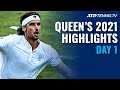 Lopez Returns; Sinner and Norrie in Action | Queen's 2021 Highlights Day 1