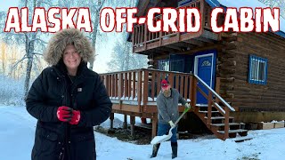 Willow, Alaska Quiet Day Off- Grid at the Cabin Just the Two of Us