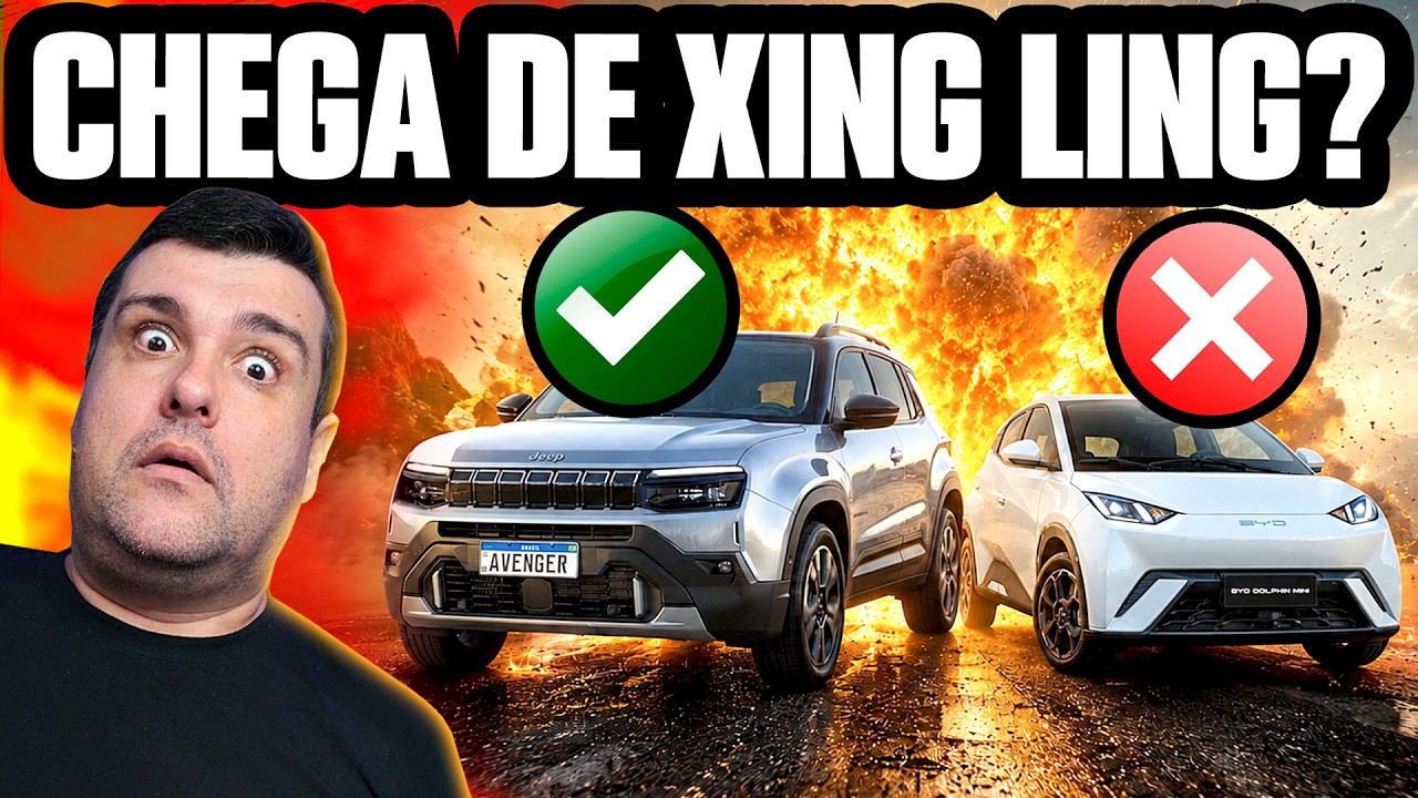 SÓ BURRO não COMPRA? CARROS pra quem NÃO QUER BYD, GEELY, OMODA, GWM nem CAOA CHERY!