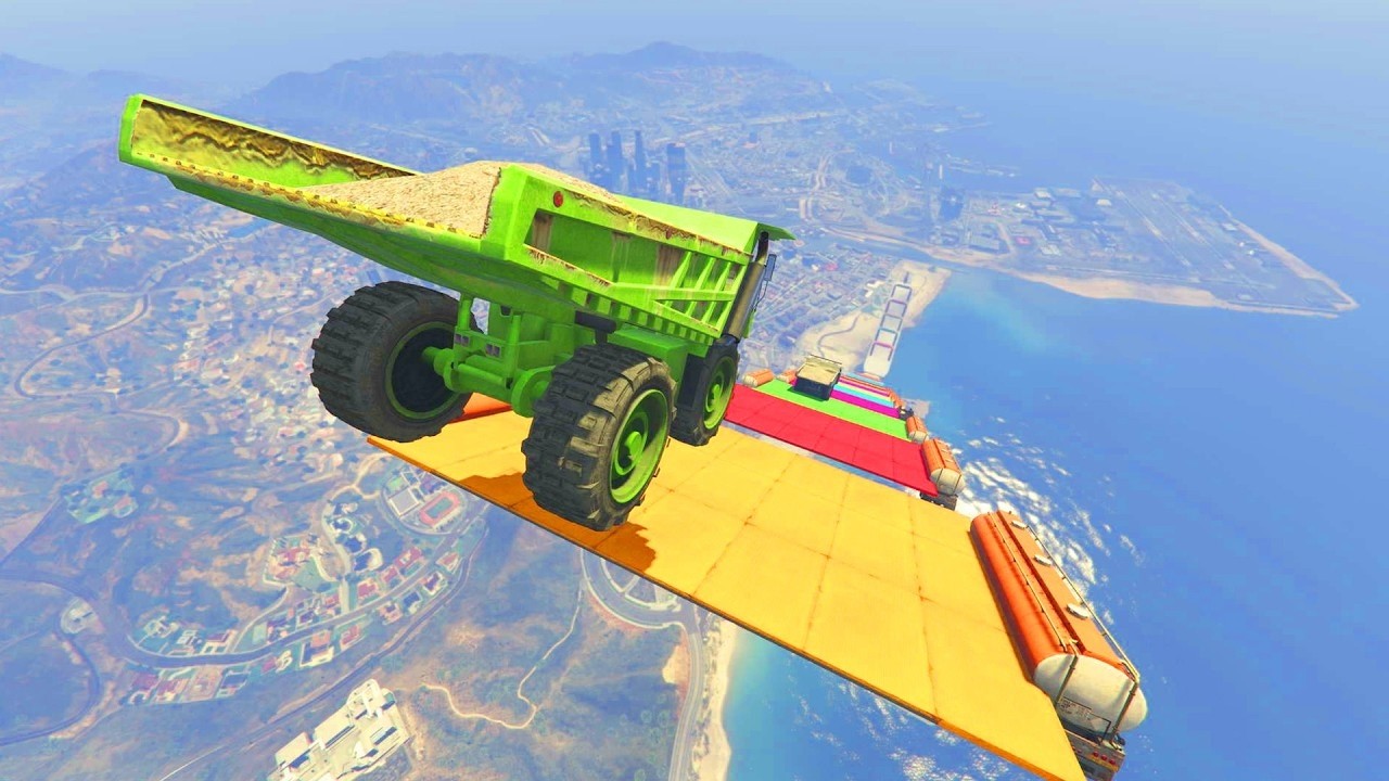 LA MEGA RAMPA MAS PELIGROSA DE GTA 5 ONLINE
