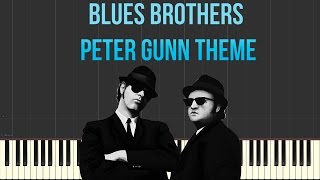 Peter Gunn Theme (Blues Brothers) (Piano Tutorial Synthesia)