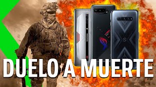 GUERRA DE MÓVILES GAMING: XIAOMI BLACK SHARK 4 VS ASUS ROG PHONE 5 VS REDMAGIC 6 PRO a CAMPO ABIERTO