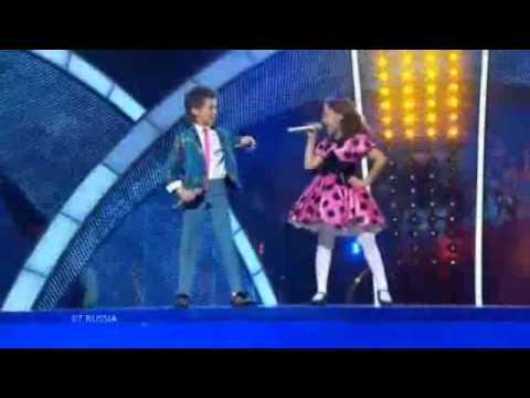 Junior Eurovision 2010 * Russia * Sasha Lazin & Liza Drozd * Boy and Girl