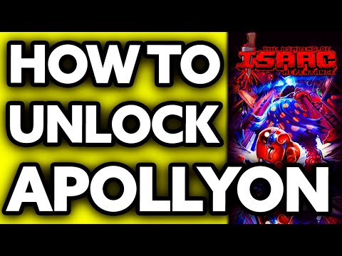 How To Unlock Apollyon Binding of Isaac Repentance [EASY!]