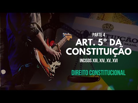 [LEIS EM MÚSICA] Art. 5º da Constituição Federal (PARTE 4) - Incisos XIII ao XVI