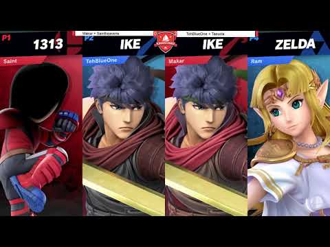 Makar + SaintHeavens vs Taeuda + TehBlueOne - Loser's Semis - Ultimate 27/04/19 - Kings of Hali 4