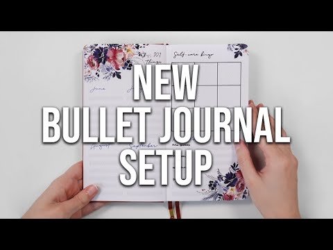 NEW Bullet Journal Setup 💜 Traveler's notebook