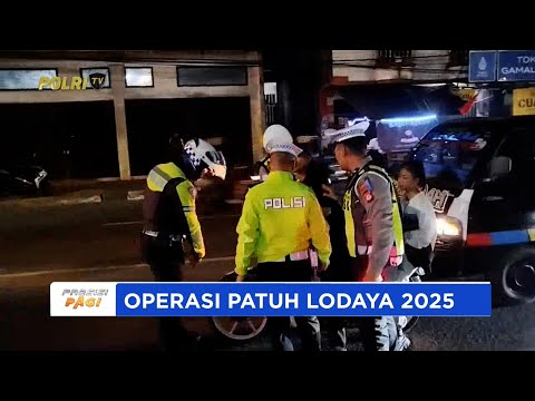 SATLANTAS POLRES CIMAHI RAZIA RATUSAN MOTOR BERKNALPOT BRONG