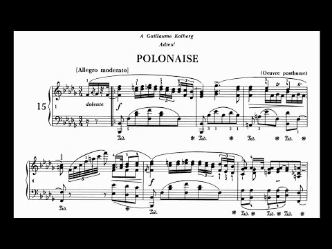 Chopin - Polonaise in B flat minor No.15 B.13 "Adieu" (Biret, Stefański)