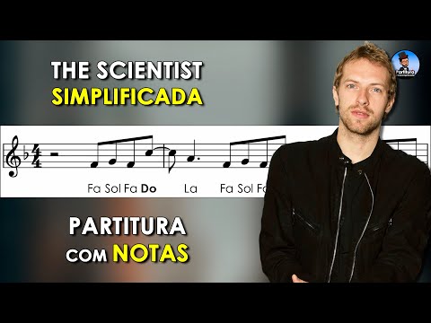 The Scientist | Partitura com Notas para Flauta Doce, Violino + Playback | Coldplay
