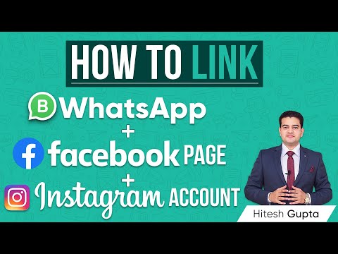 How to Link WhatsApp Business Facebook Page Instagram Account | WhatsApp Business Course Hindi